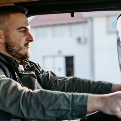 Vrachtwagenchauffeur CE verzorgingsmiddelen